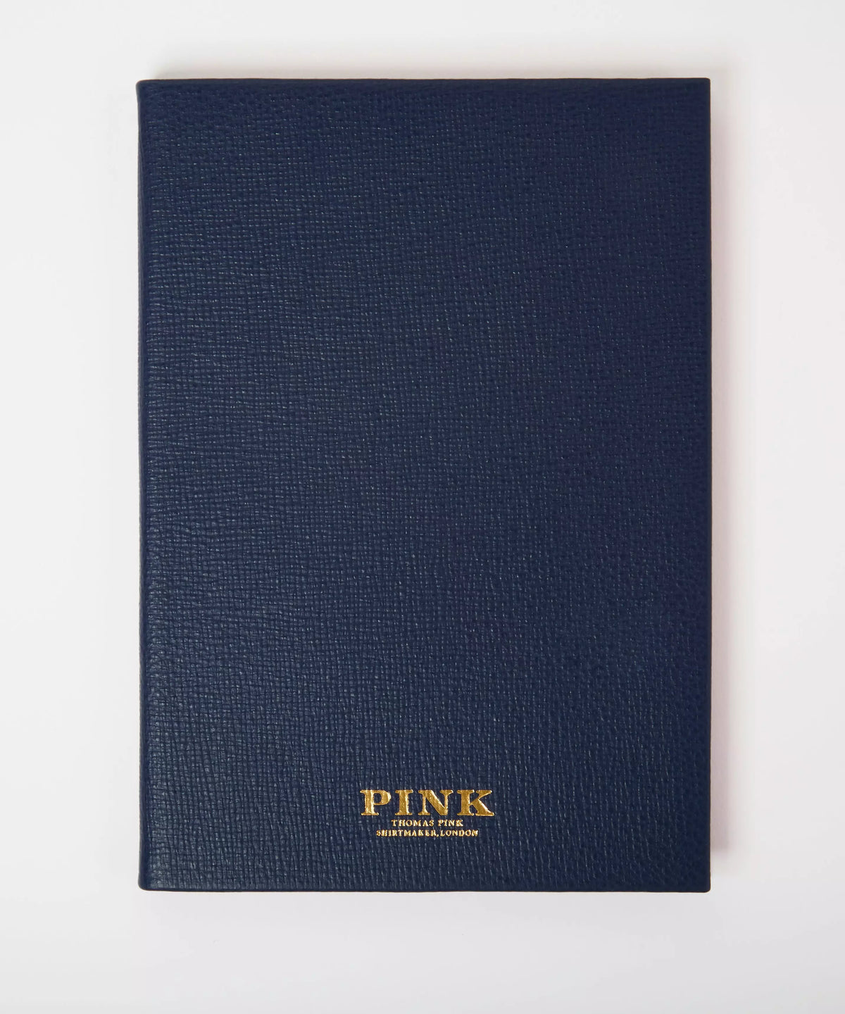 Navy Blue A5 Leather Bound Notebook