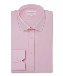 Pale Pink Tailored Fit Ramses Poplin Formal Shirt