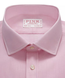 Pale Pink Tailored Fit Ramses Poplin Formal Shirt