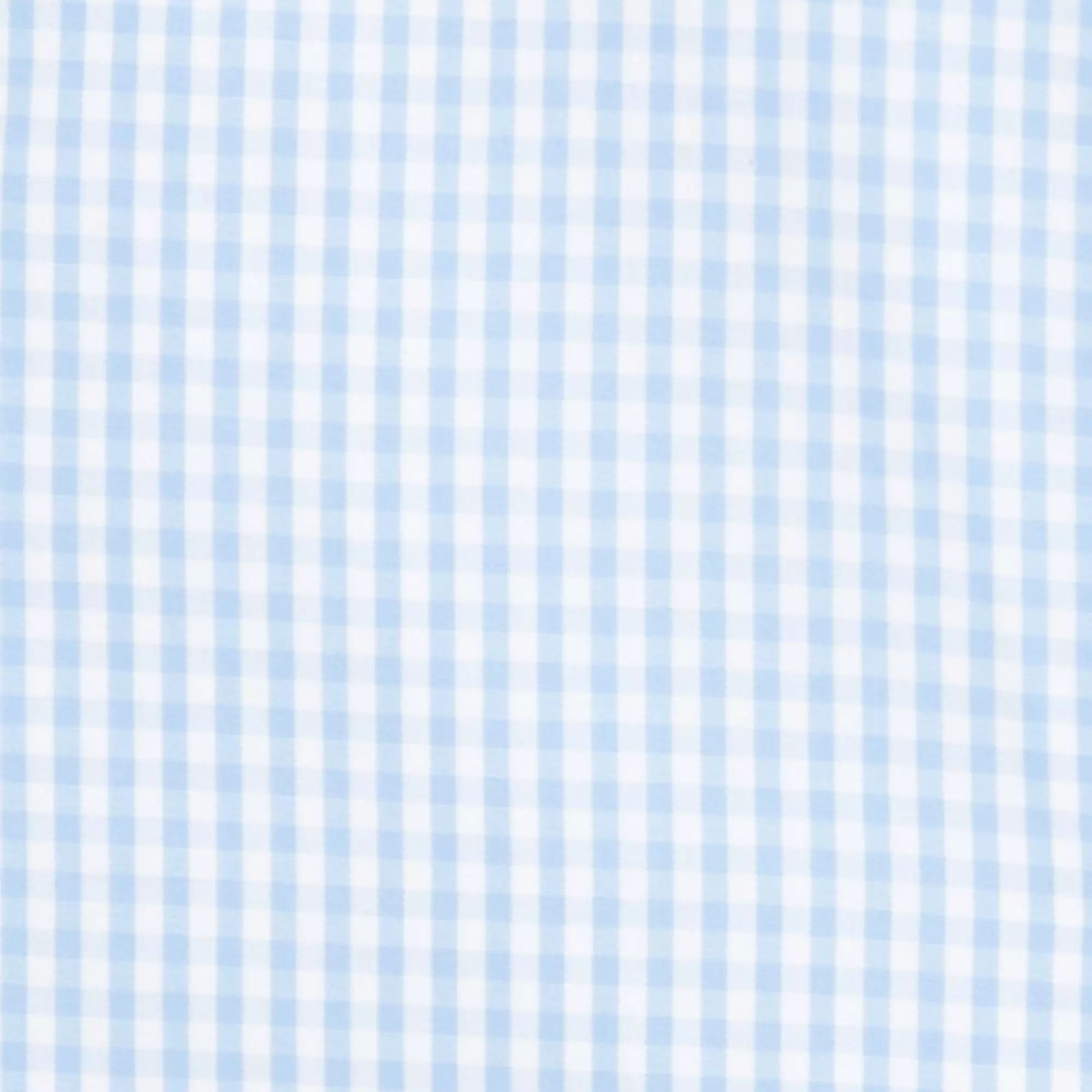 Pale Blue & White Classic Fit Core Poplin Gingham Formal Shirt