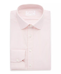 Pale Pink & White Tailored Fit Supraluxe Fine Bengal Formal Shirt