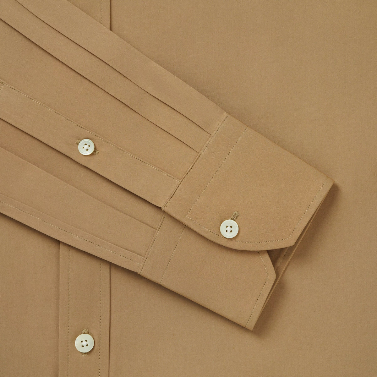 Camel Tailored Fit Soft Finish Poplin Formal Shirt