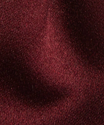 Burgundy Red Silk Satin Bow Tie
